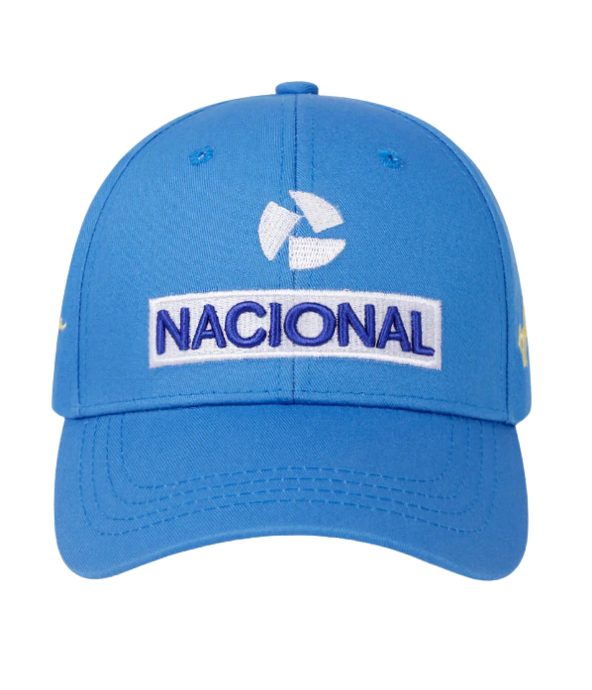 Blue Ayrton Senna Nacional embroidered cap, front view