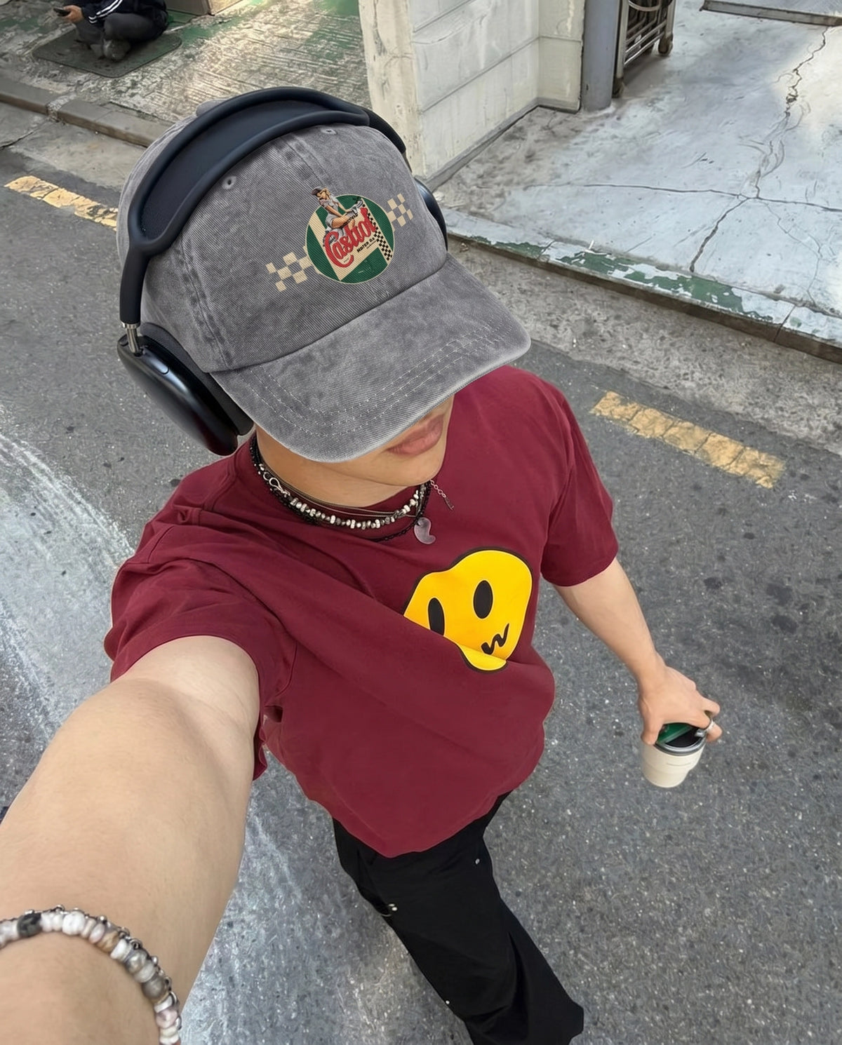 Castrol Motor cap worn on the street