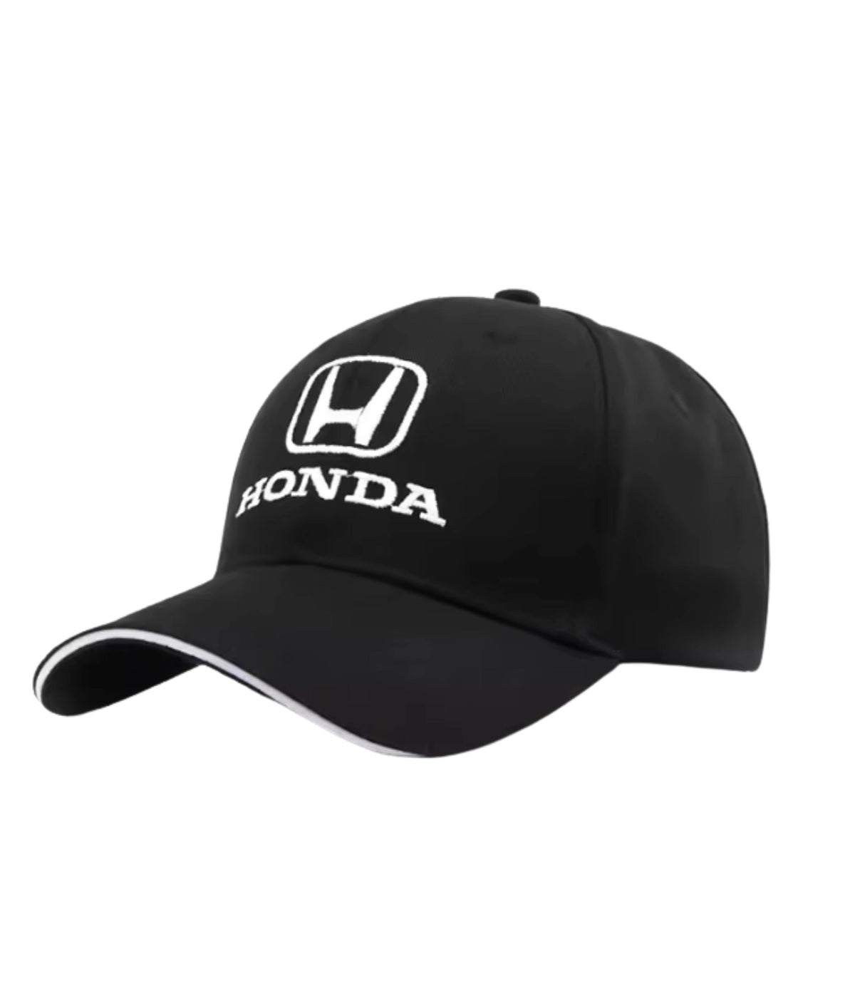 Black Honda Classic embroidered cap, side view