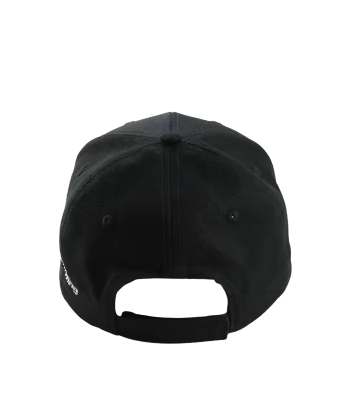 Back of the black Honda Classic Racing cap with adjustable strap