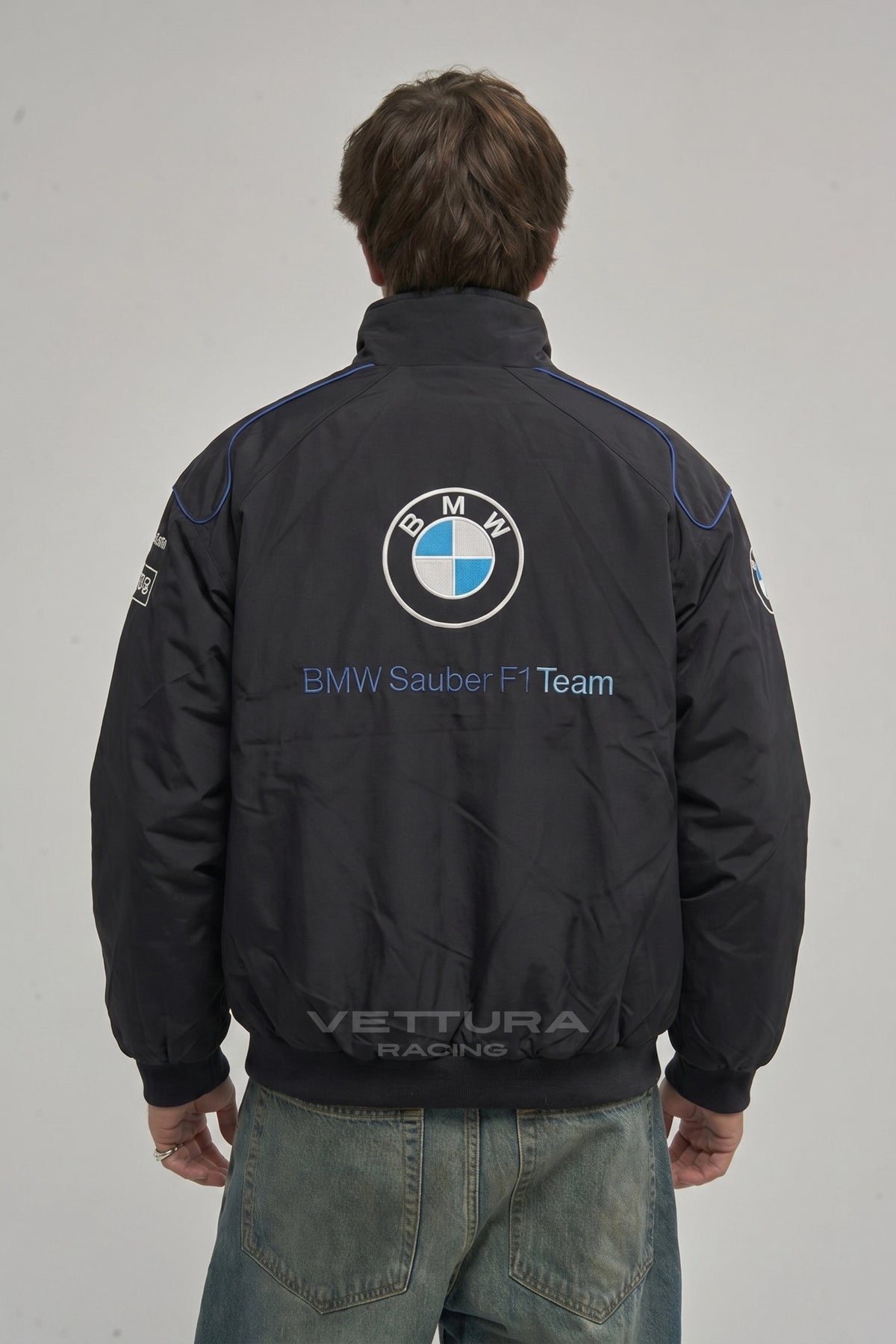 BMW F1 racing jacket worn on the street