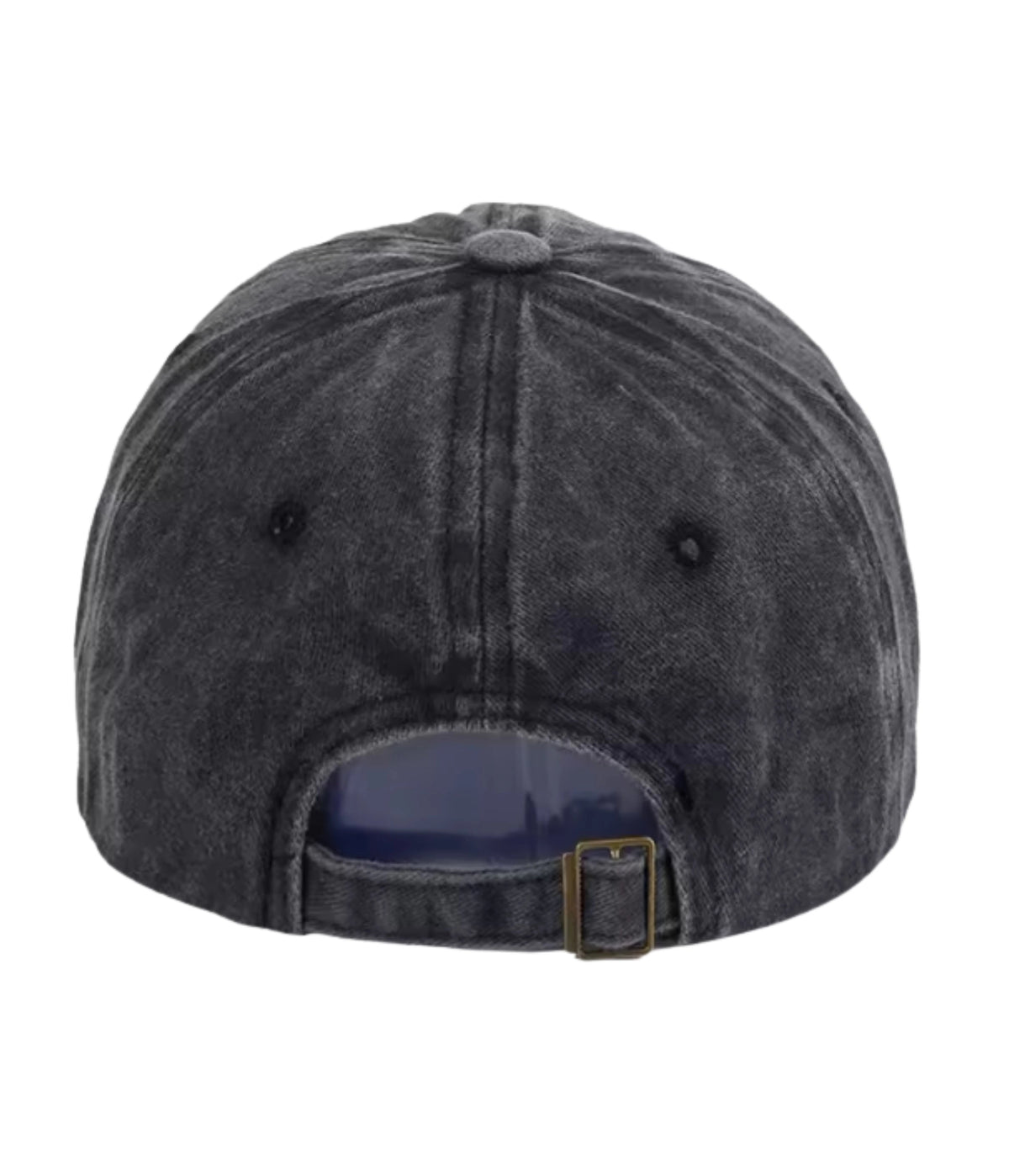 Back of the Castrol Racing dad cap with adjustable strap