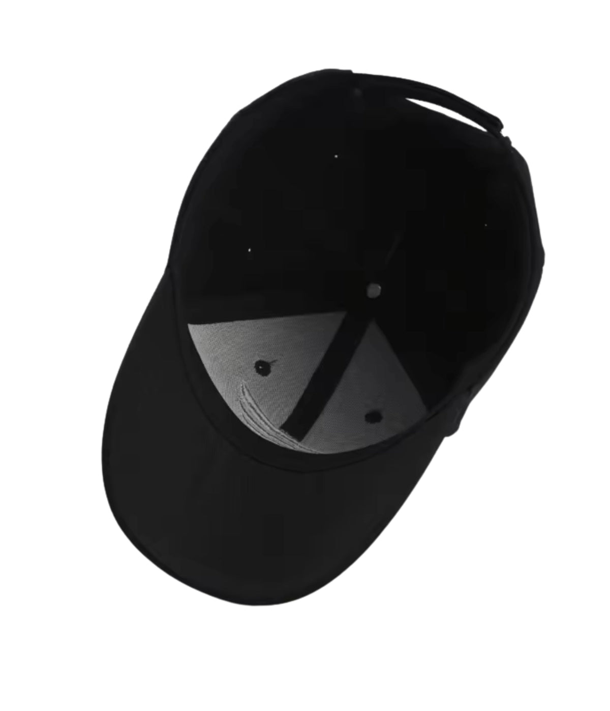 Inner crown of the black Honda Classic Racing cap