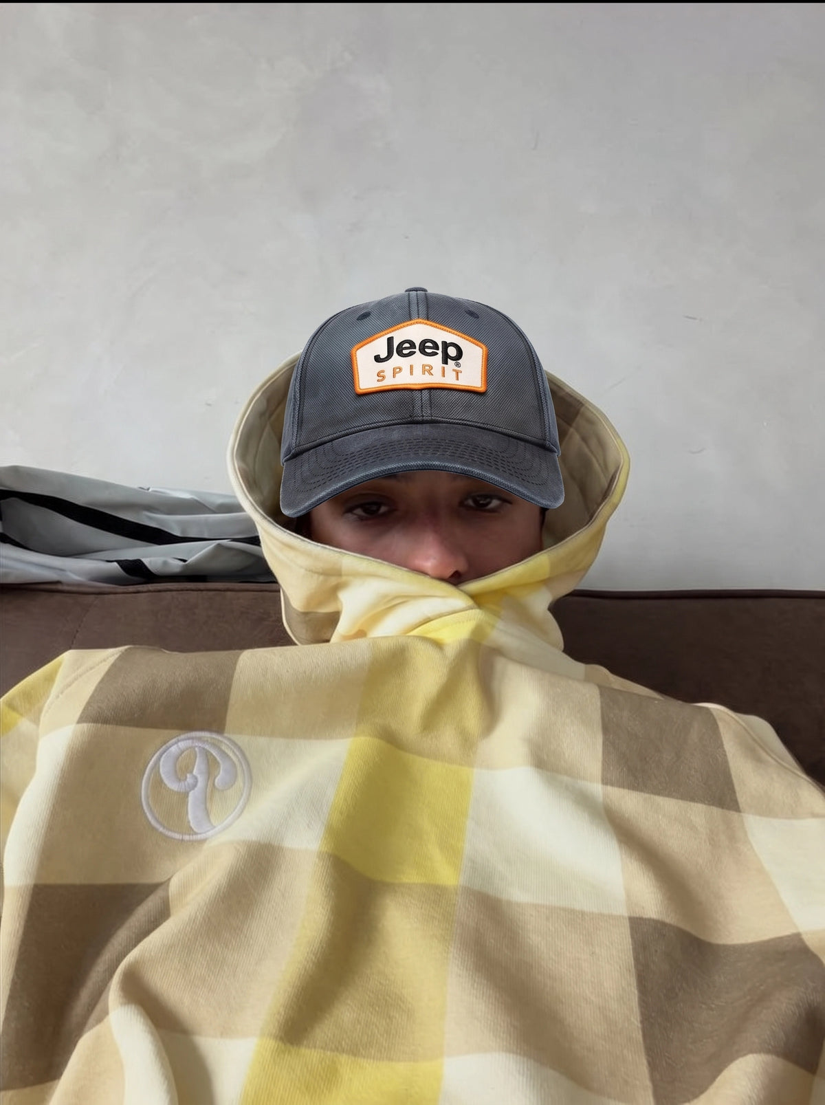 Jeep Spirit cap worn with a summer outfit